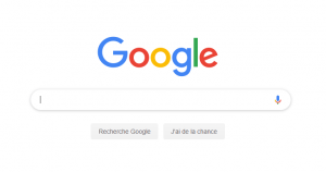 Page d'accueil Google