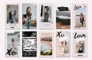 Ejemplo de plantillas disponibles en el sitio web de la canva