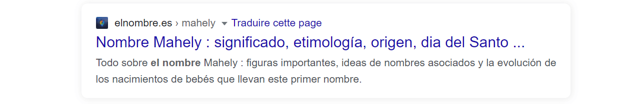 Ejemplo de una meta descripción que despierta la curiosidad