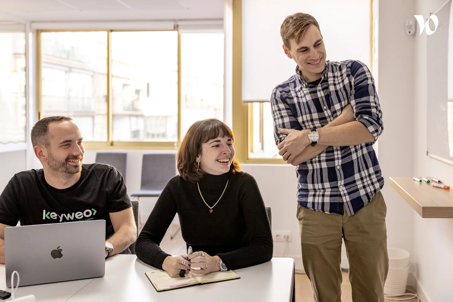 Working & Laughing colleagues