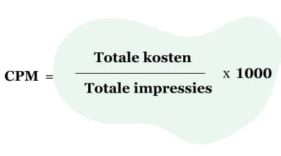 Formule om de CPM berekenen
